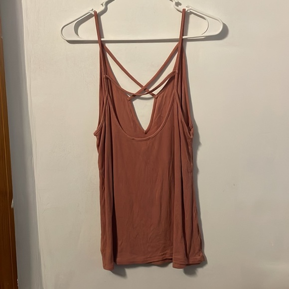 Large rose pink tank low cut - Picture 2 of 3